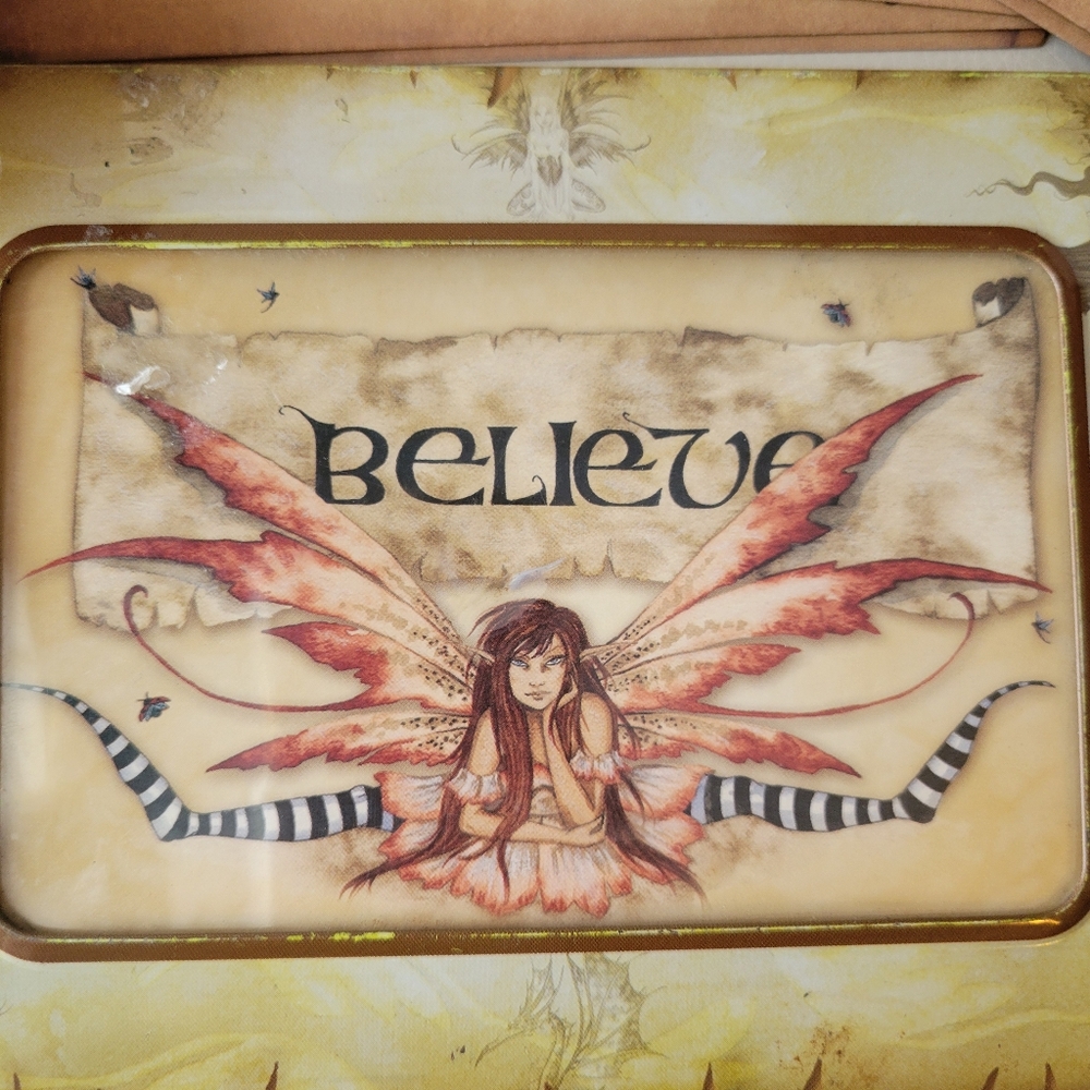 Amy Brown Fairy Art Print Believe Notecard & Tin Set Whimsical Fantasy Mythical - Picture 3 of 16